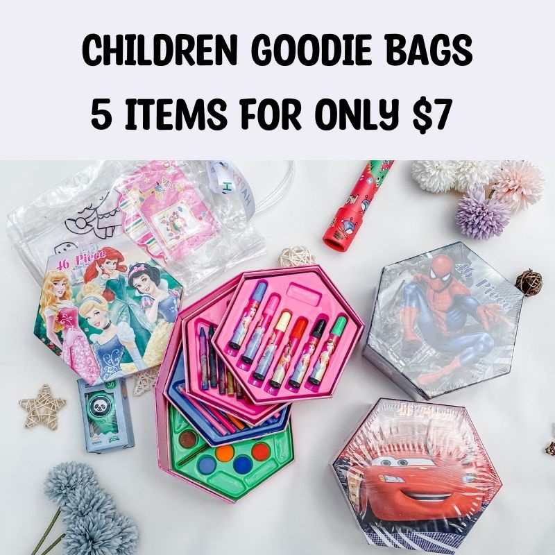 Prepacked Children Goodie Bags For PreSchool Birthday Party Celebration, Kids Party Favors 4
