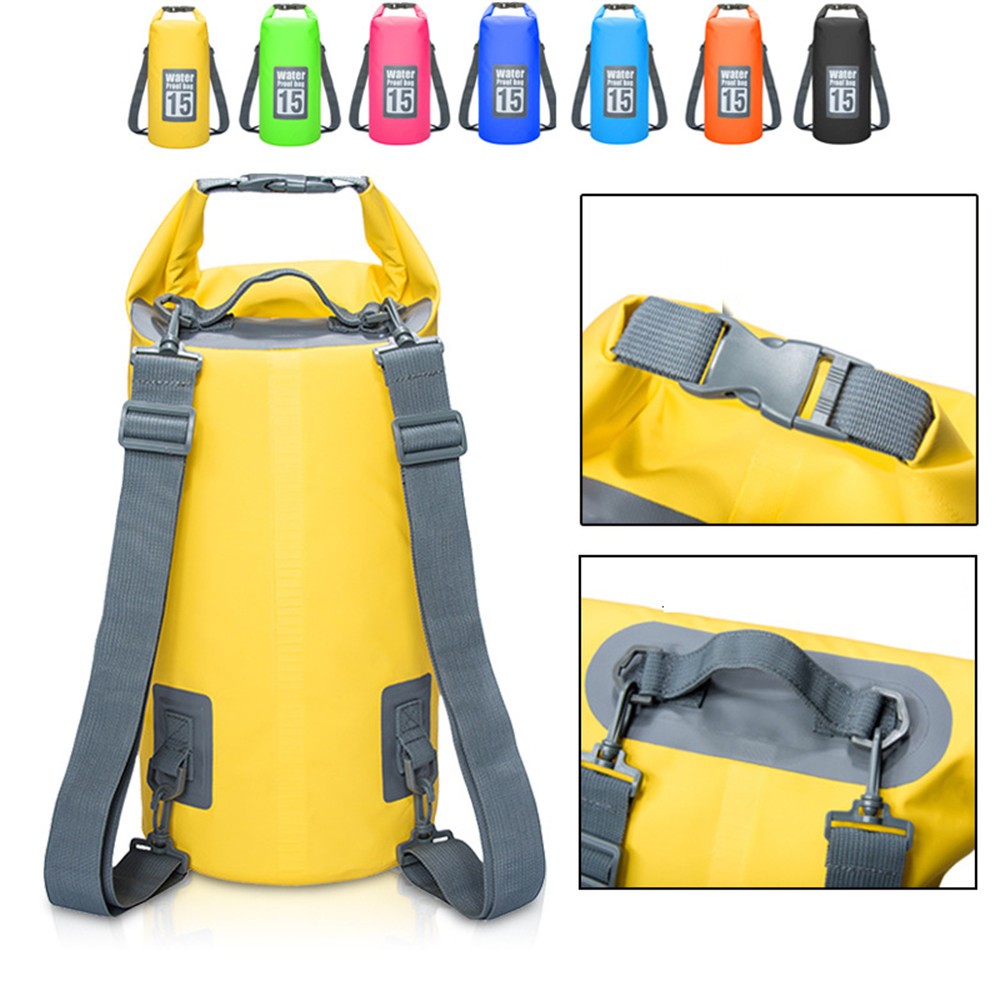 Outdoor Floating Waterproof Dry Bags Beach Bags 500D HeaveyDuty PVC