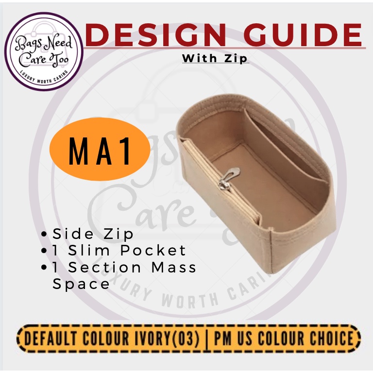 LV Keepall XS/ City Bag Organiser Inner Bag Insert Organizer