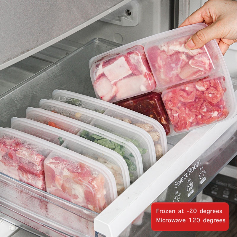 Frozen Meat Preservation Storage Box Sealed With Lid Refrigerator Fresh ...