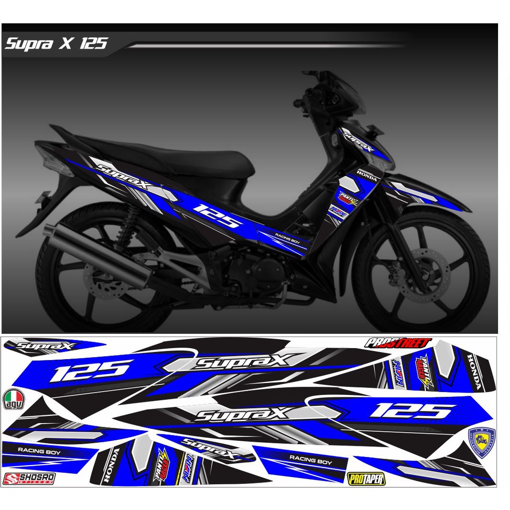 Variation Of Custom Trim Sticker Variations Of Honda Supra X Old