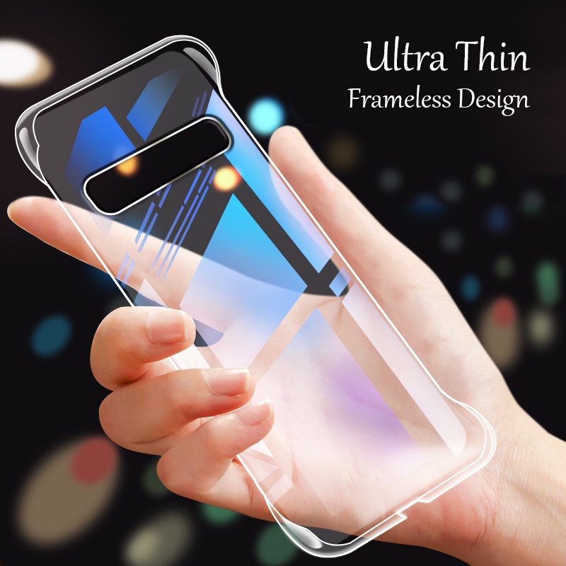 Ultra Thin Frameless Clear Phone Case For Samsung Galaxy S24 S23 Plus ...