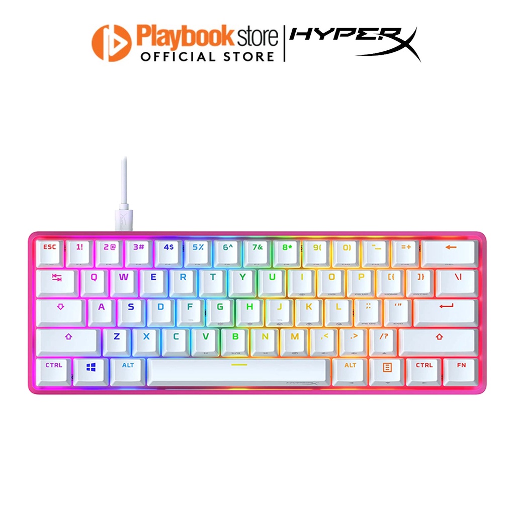 HyperX Alloy Origins 60 Wired RGB Pink Mechanical Gaming Keyboard - Hx ...