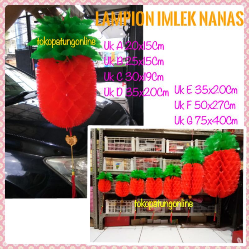 Chinese New Year Pineapple Lantern Decoration Shopee Singapore