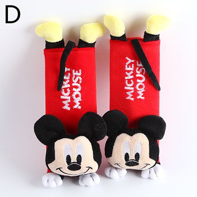 Car Seat Belt Protective Cover Cartoon Stroller Shoulder Strap Pokemon Bear Big Bunny Mickey Minnie Ear Dog Pooh Shopee Singapore