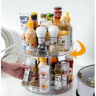 1pc Multifunctional Rotating Storage Box For Organizing Kitchen