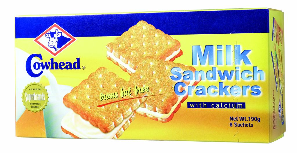 Cowhead Sandwich Cracker Milk Cream 8s Shopee Singapore