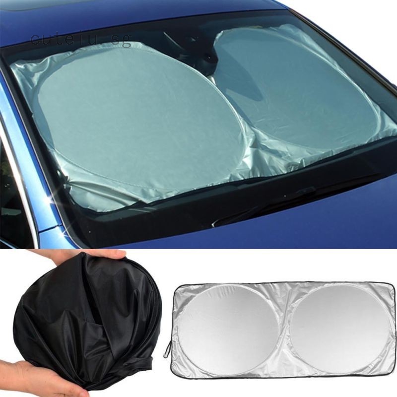 Reflective Car Windscreen UV Sun Shade Foldable Sunshade Blind Visor Protector