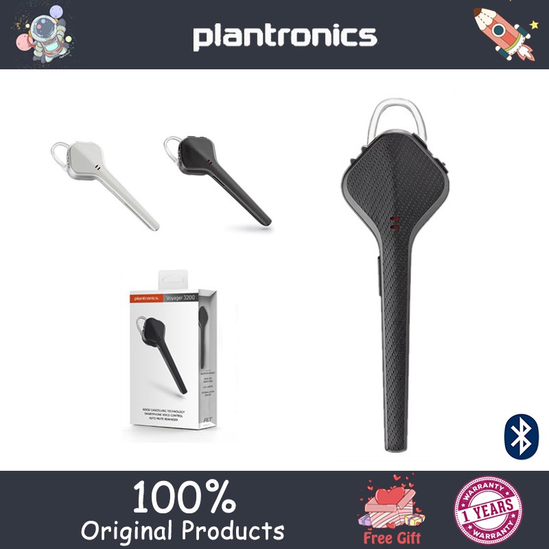 PLANTRONICS Bluetooth ワイヤレスヘッドセットVoyager 3200-W - 携帯 ...