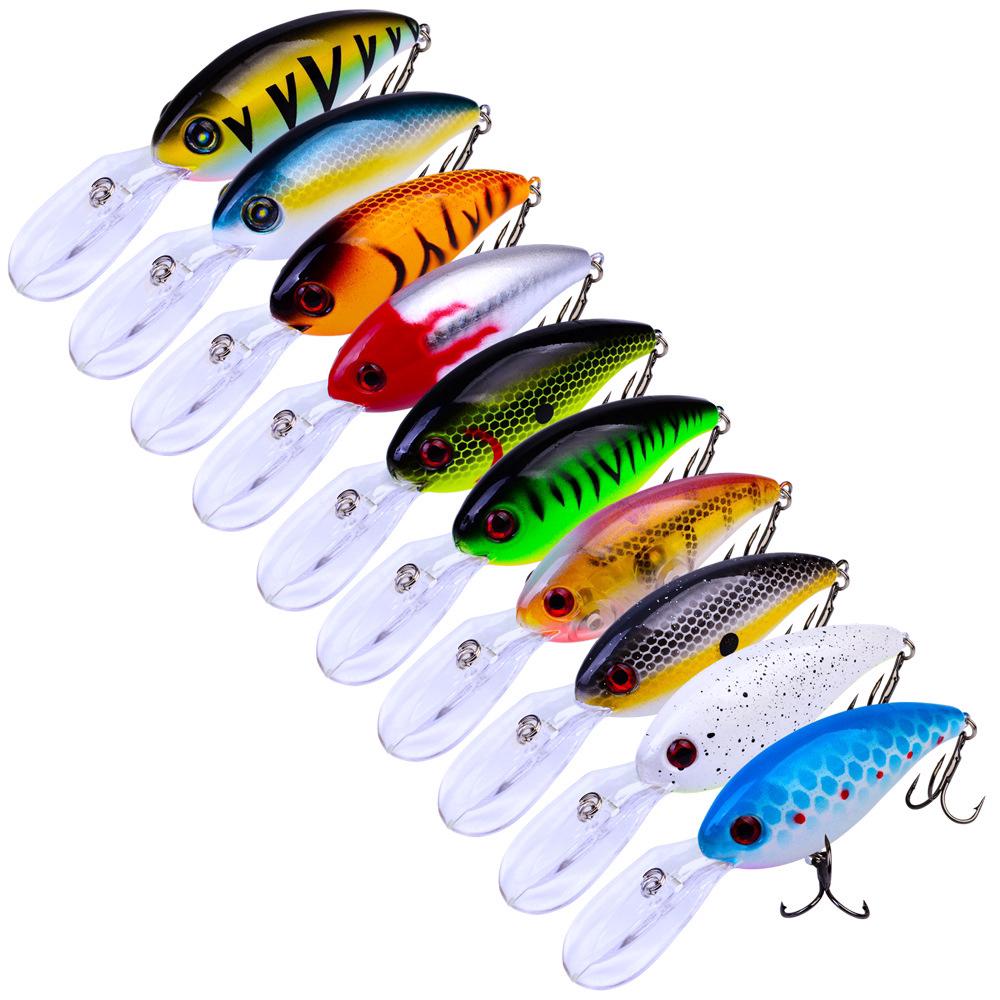 7pcs Hard Metal Wobble Fish Lures Spoon Lure Feather Bait Hook