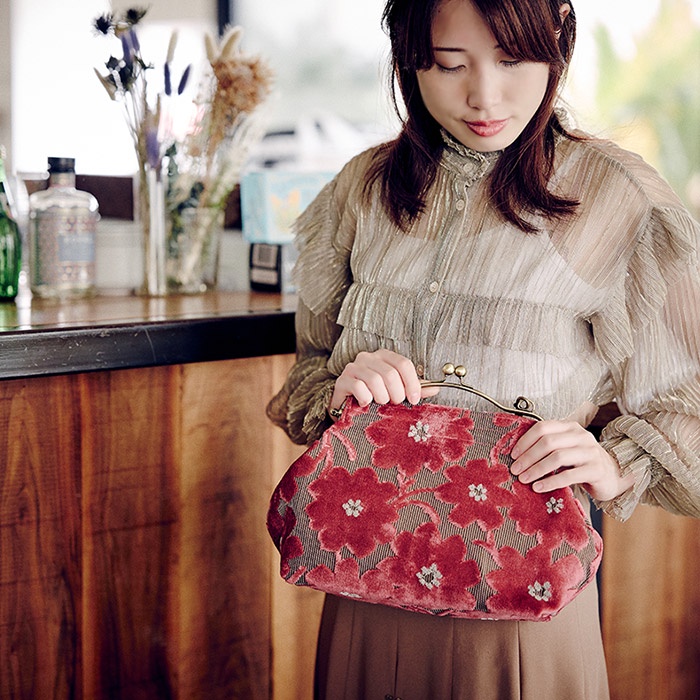 Direct from Japan】inokichi horizontally Benly Gamaguchi-Bag
