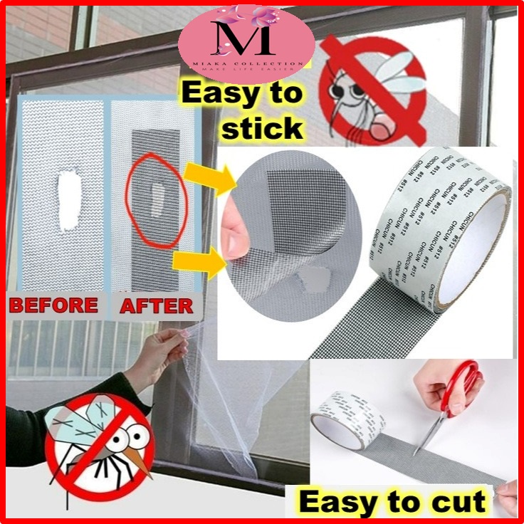 Mosquito Net Adhesive Tape Window Mesh Sided Tape Velcro Tape ...