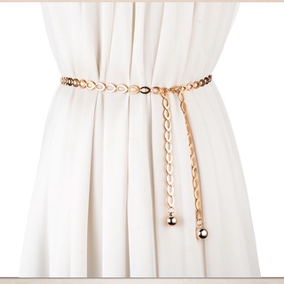 Luxury Design Gold Chain Belt Metal Waistband Waist Strap Trouser Dress  Belts