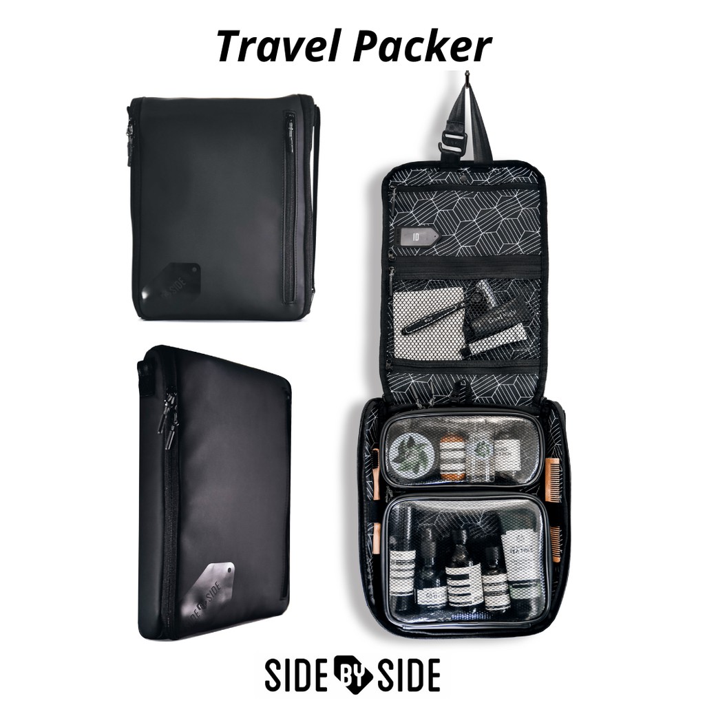 Travel Packer The Slimmest & Modular Toiletry Bag from Side By Side
