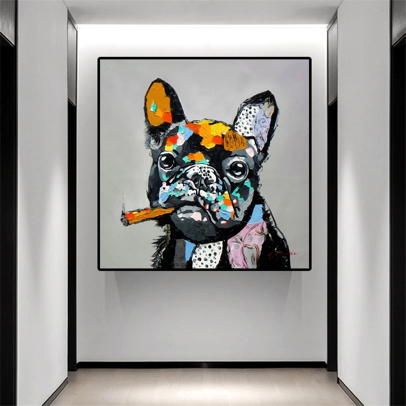 Animals Graffiti Art Dog Cow Canvas Prints Paintings Street Art Wall ...