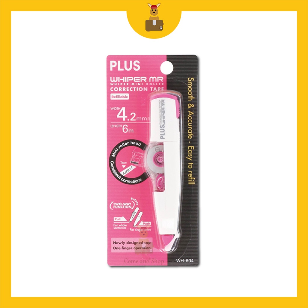 PLUS Whiper Mr Mini Roller Correction Tape Refillable (626 PLUS Whiper Mr Mini Roller Correction Tape Refillable (626