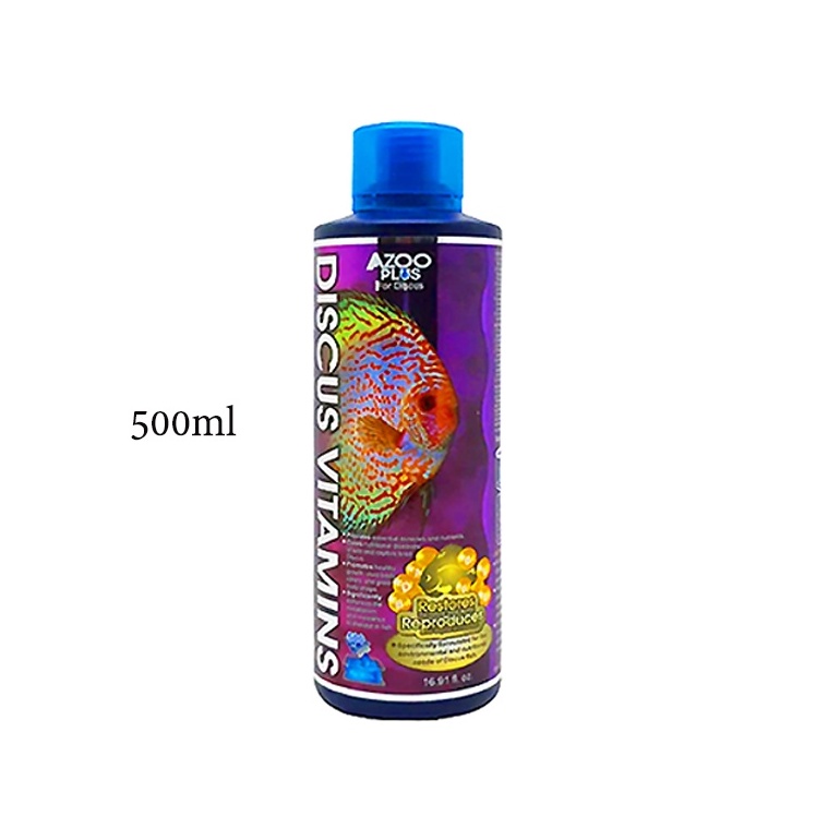 Azoo- Discus Vitamins Plus (250 ml) - - Reprodução, Importação e Comercio de Peixes Ornamentais