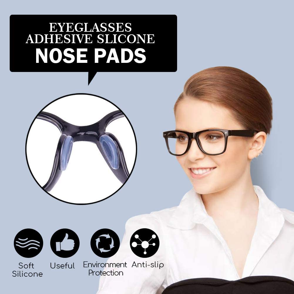 Eyeglass Nose Pads 5 Pairs Soft Glasses Adhesive Silicone Anti Slip Nosepads for Eyeglass Glasses Sunglasses 1mm Shopee Singapore