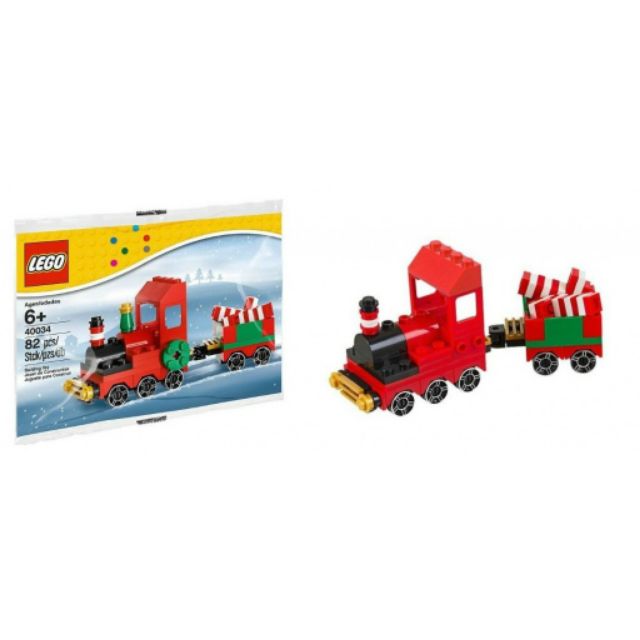 Lego Christmas Train 40034 Shopee Singapore