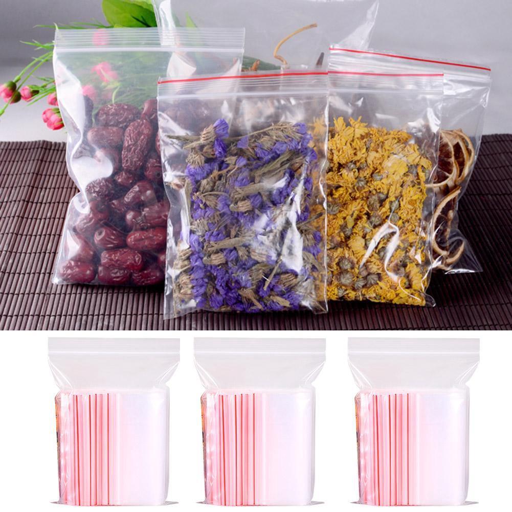 Clear Poly Ziploc Plastic Bag (100pc/pkg)