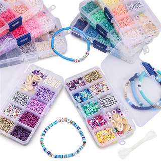 25000pcs Glass Beads Clay Beads Chain Bead Making Kit Alphabet Bead Pendant