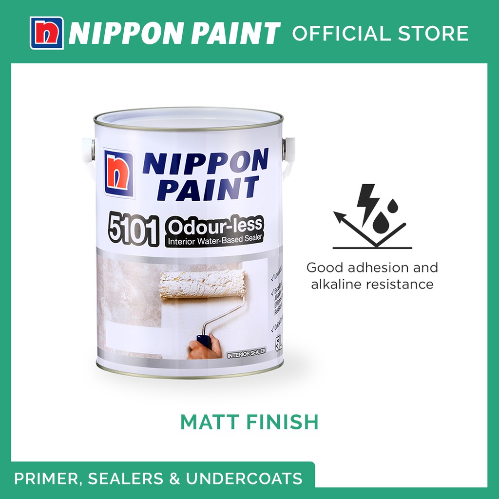 Nippon Paint 5101 Odour-less Wall Sealer - 1L/5L | Shopee Singapore