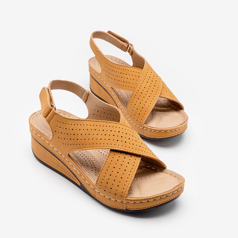 Wedge sandals on on sale sale