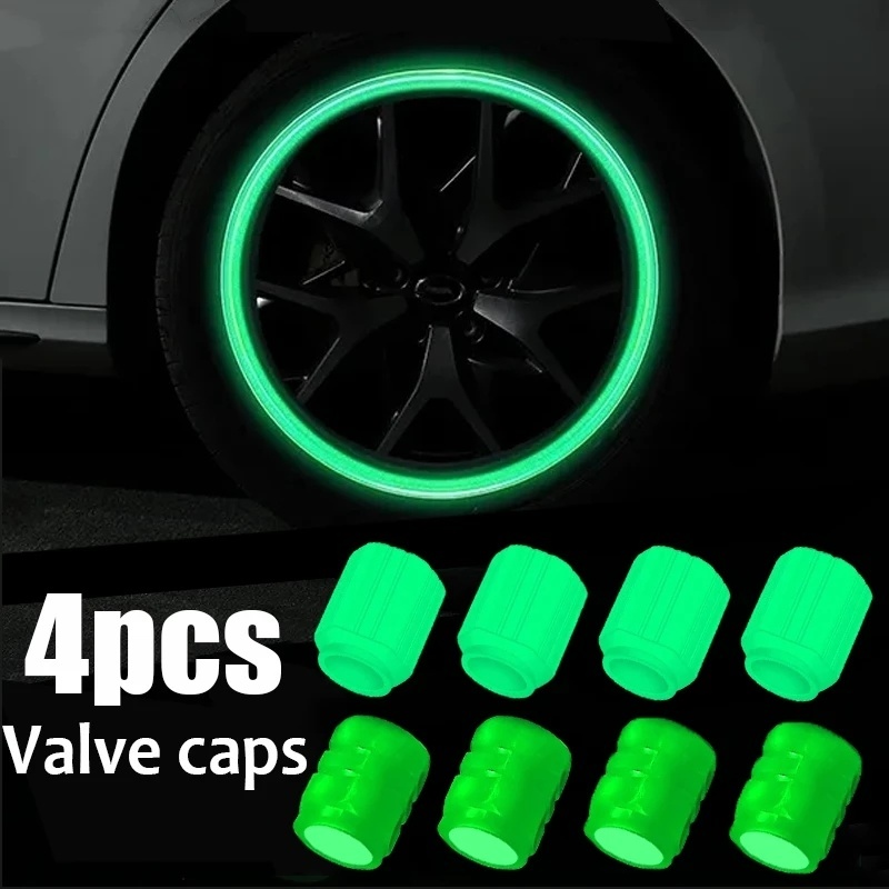 Bling Valve Stem Caps,4 Pack Tire Valve Caps,Universal Handmade Rhines - 2