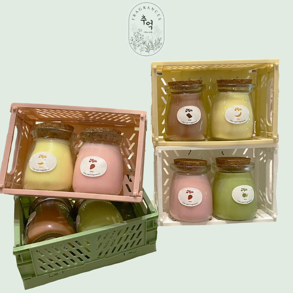 [SG Seller] Chueok Fragrances Korean Milk Scented Candles Shopee