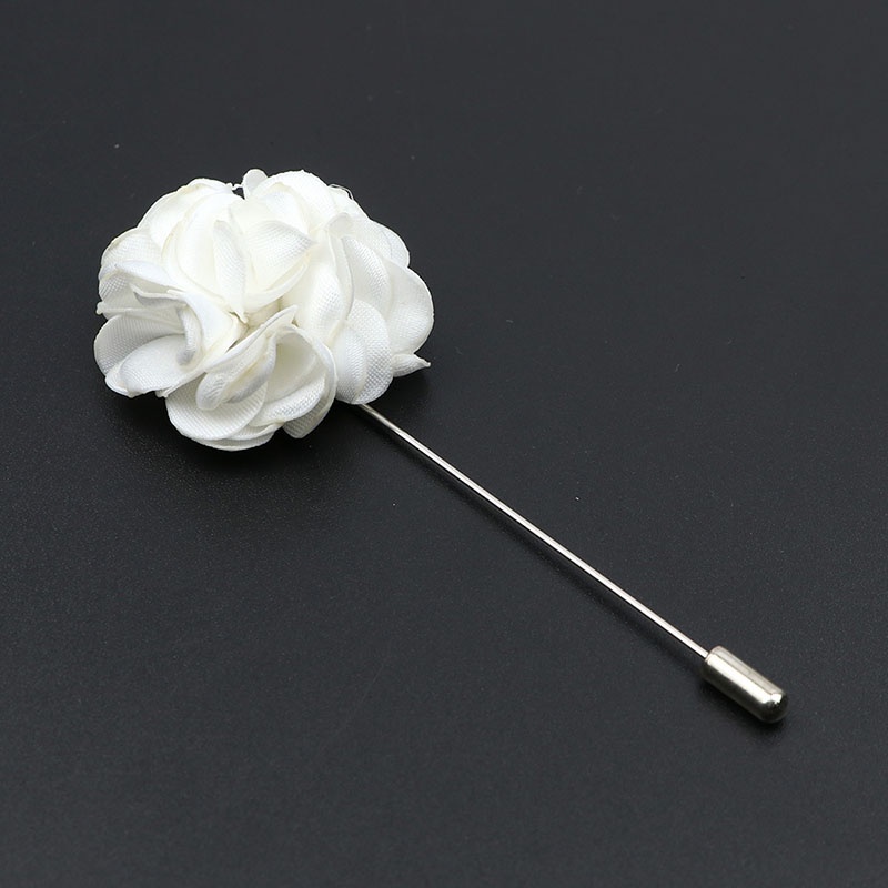 Zonfaz Mens Handmade Brooches Floral Brooch Pin Suit Shirt Corsage Collar Lapel Pin Wedding 0724