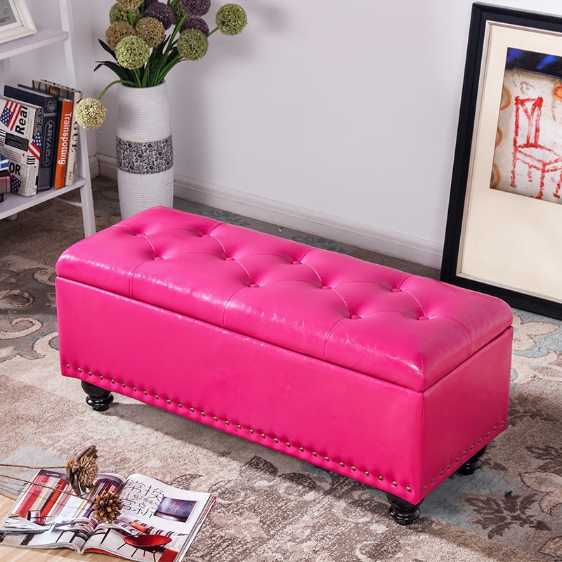 Long Bar sofa stool living room household storage bed end stool try to change shoes stool