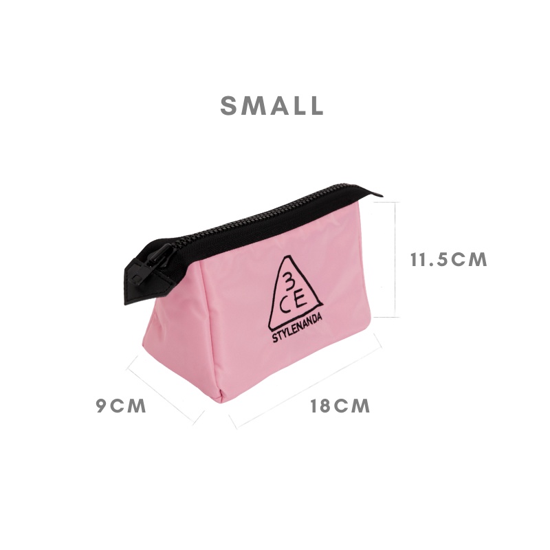 Pouch Pink 3ce Makeup Pouch 3CE POUCH STYLENANDA NEW DESIGN