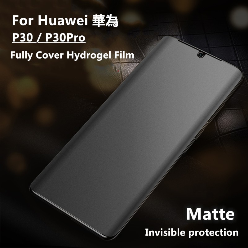 For huawei P30 P30Pro Matte Screen Protector Frosted Hydrogel Soft