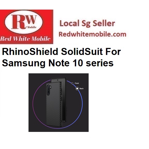RhinoShield SolidSuit For Samsung Note 10 series Shopee Singapore