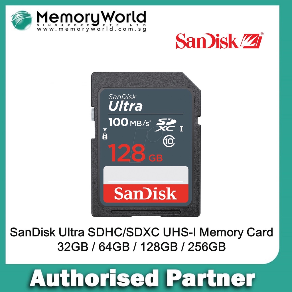 SanDisk 32GB Ultra SDHC UHS-I Memory Card - 100MB/s, C10, SDHC -  SDSDUNR-032G-GN3IN