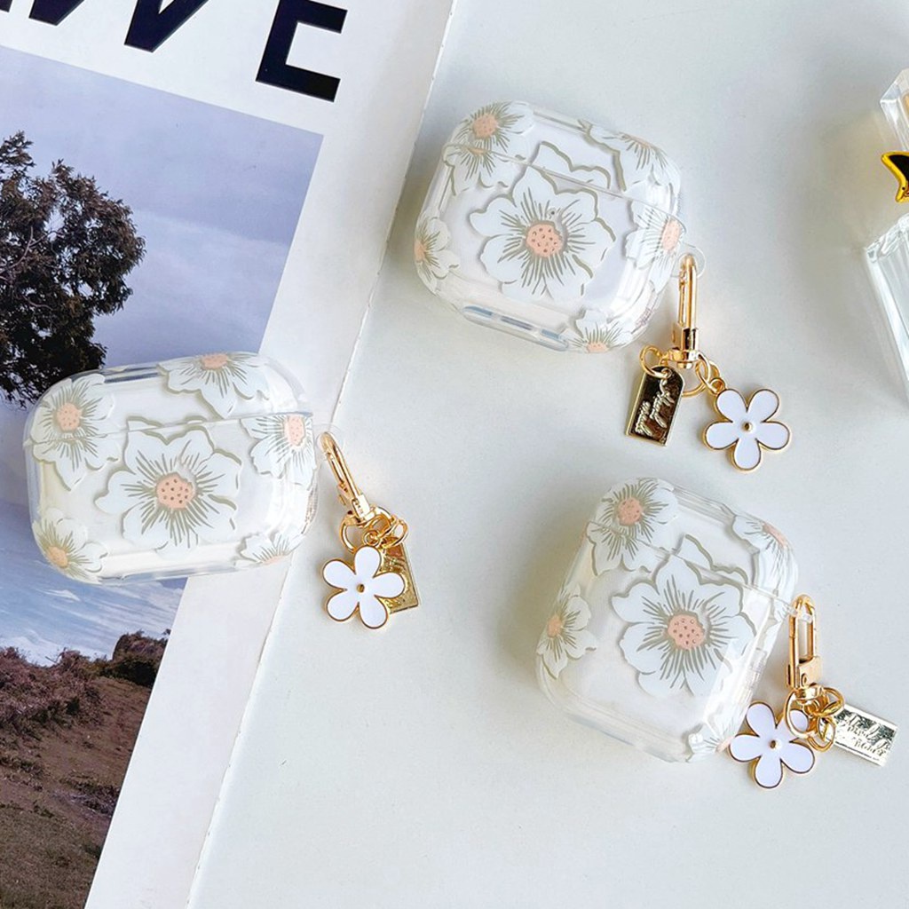 Cute Pink Case For Airpods 4 Cover For Girl Women With Pom