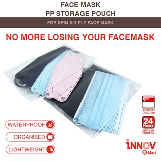 Ready Instocks] [10 pcs per packet] Face mask pouch / mask case