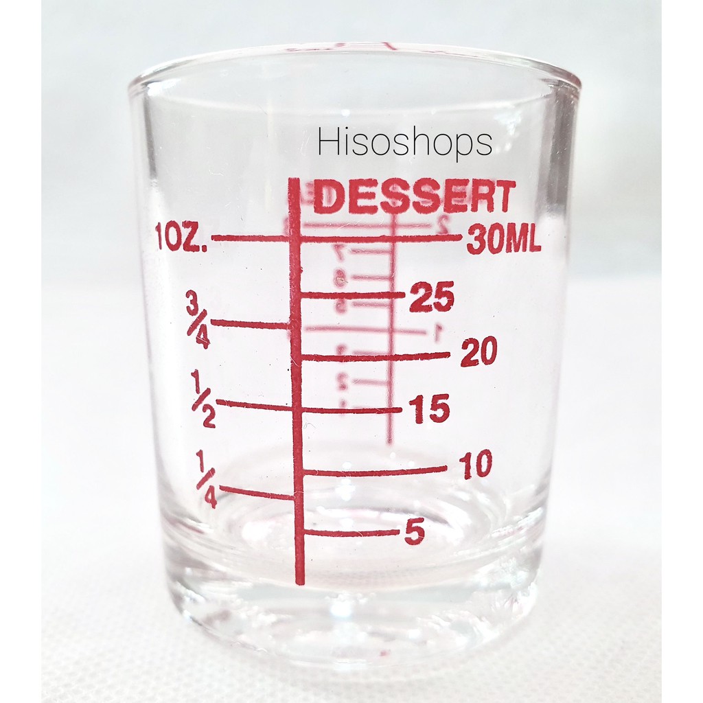 GLASS Measuring Cup Pec Scale 1 oz (30 ml) Used To Measure The ...