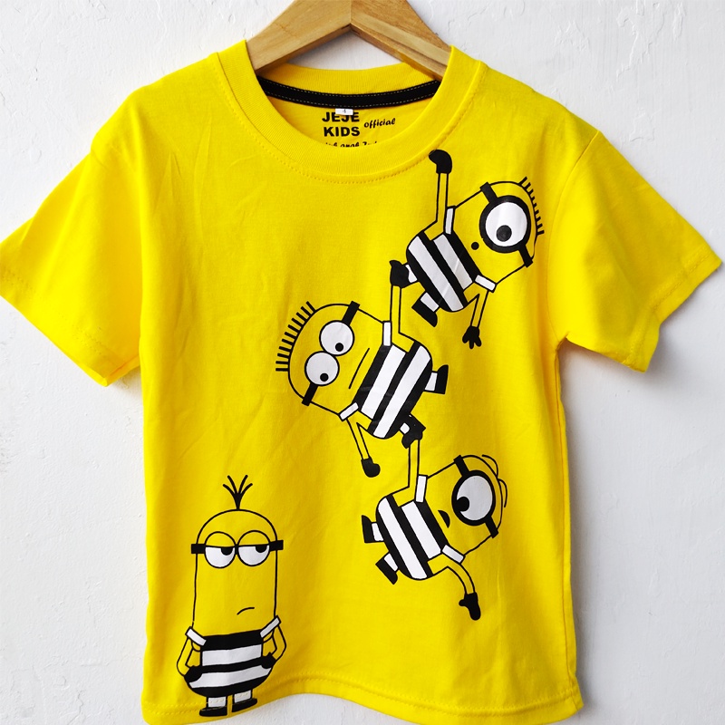Yellow PRISON MINION KIDS T Shirt Shopee Singapore