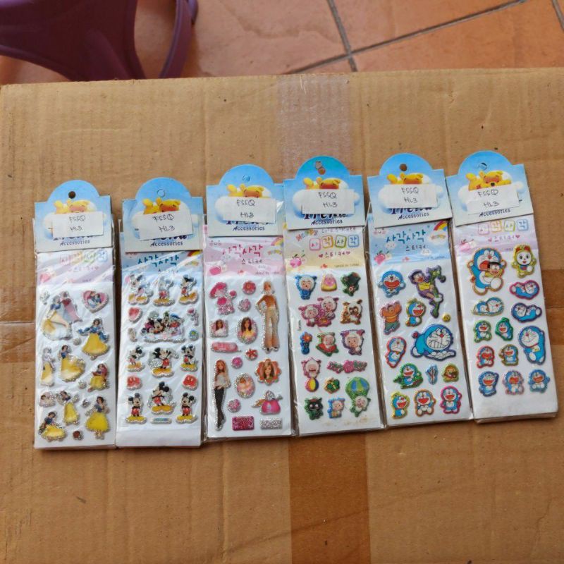Character STICKER (5 SHEETS) | Shopee Singapore