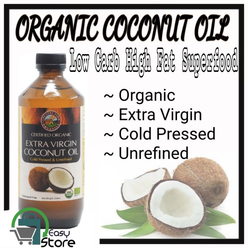 Country Farms Organic Extra Virgin Cold Pressed Unrefined Coconut Oil