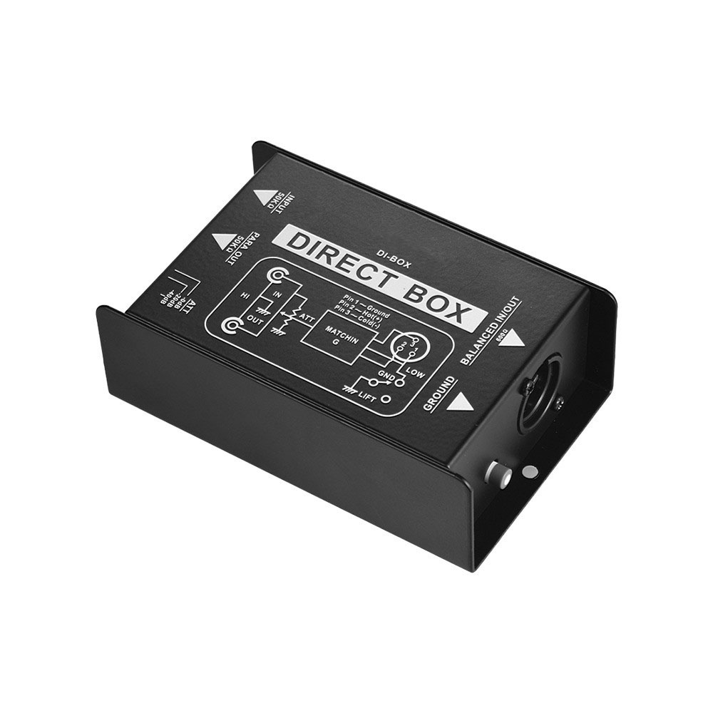 Audio Converter Single Channel Passive DIRECT Audio Box DI-Box Direct ...