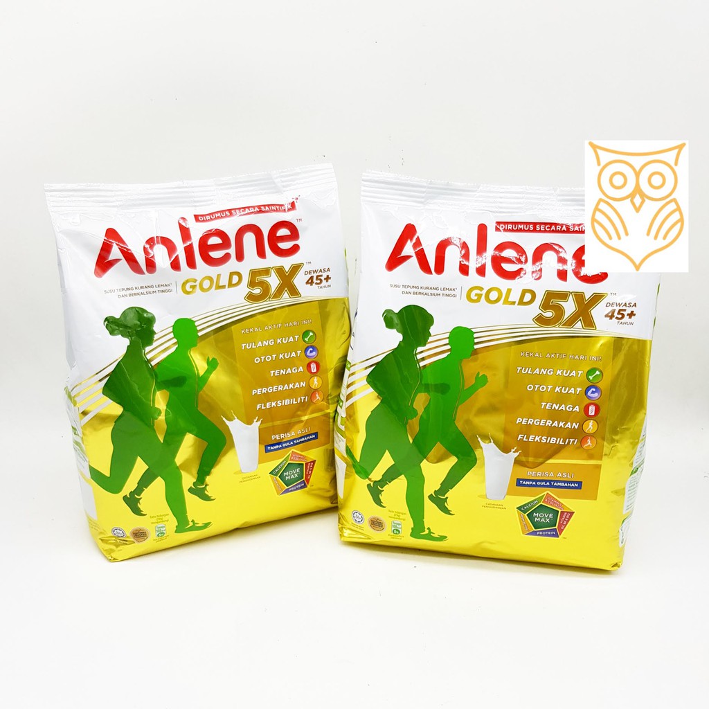 1kg ANLENE GOLD 5X Latte in polvere per adulti 45+ ossa più forti