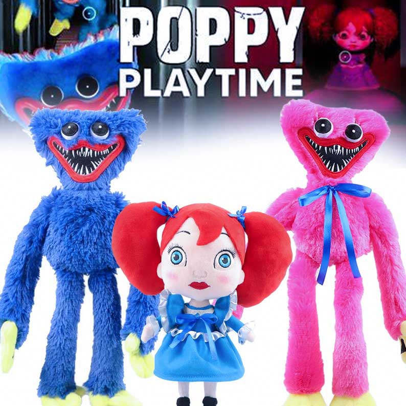 ToonTechnology Poppy Playtime Huggy Wuggy Poupée en Peluche, 2 Pcs
