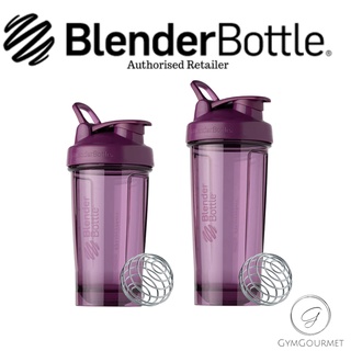 BlenderBottle Pro Series 32 oz Tritan Purple Plum Shaker Cup with