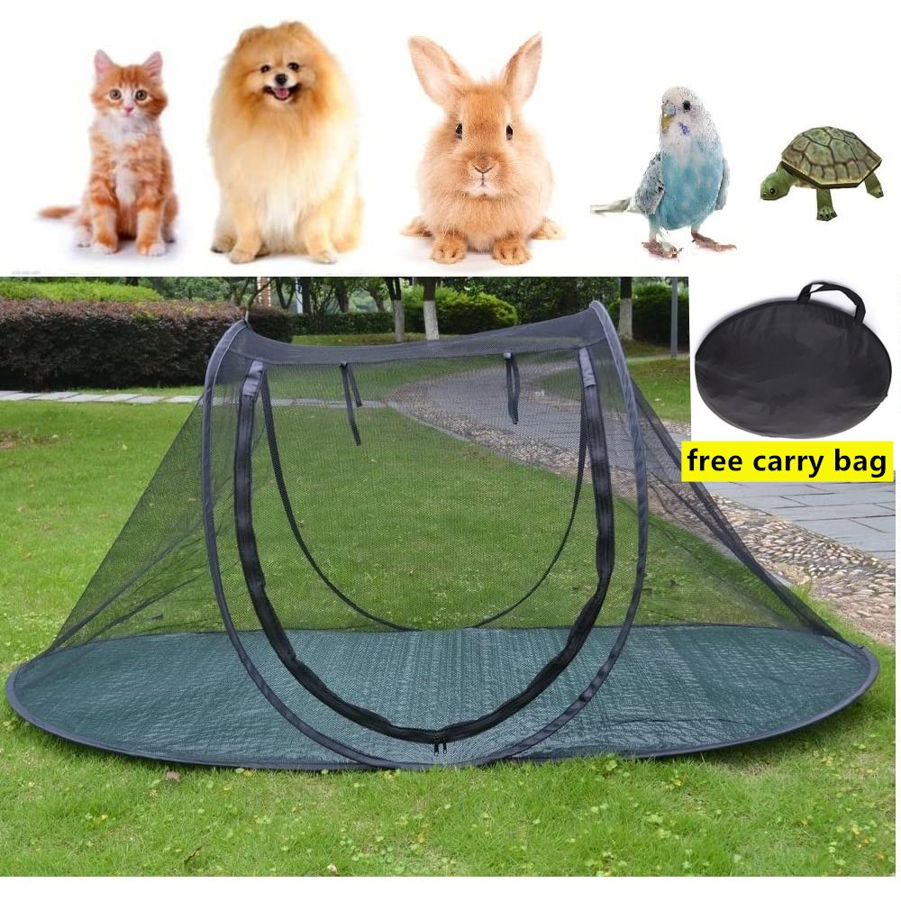 Automatic Pet Tent Playpen Cage for Dogs Cats Birds Parrots Playpen