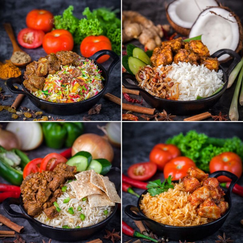 MERAH Combo 10 KEMBARA MEAL - LAMB KUZI x BEEF RENDANG x CHICKEN ...