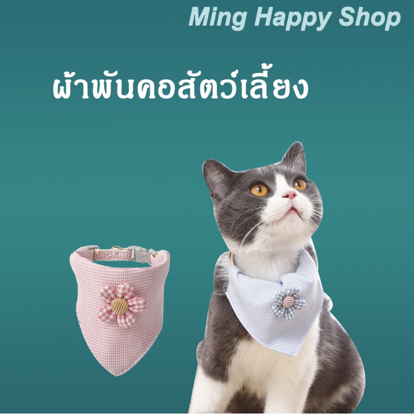 Ming Cat Scarf Collar Safety Harness Pet Triangle Shopee Singapore