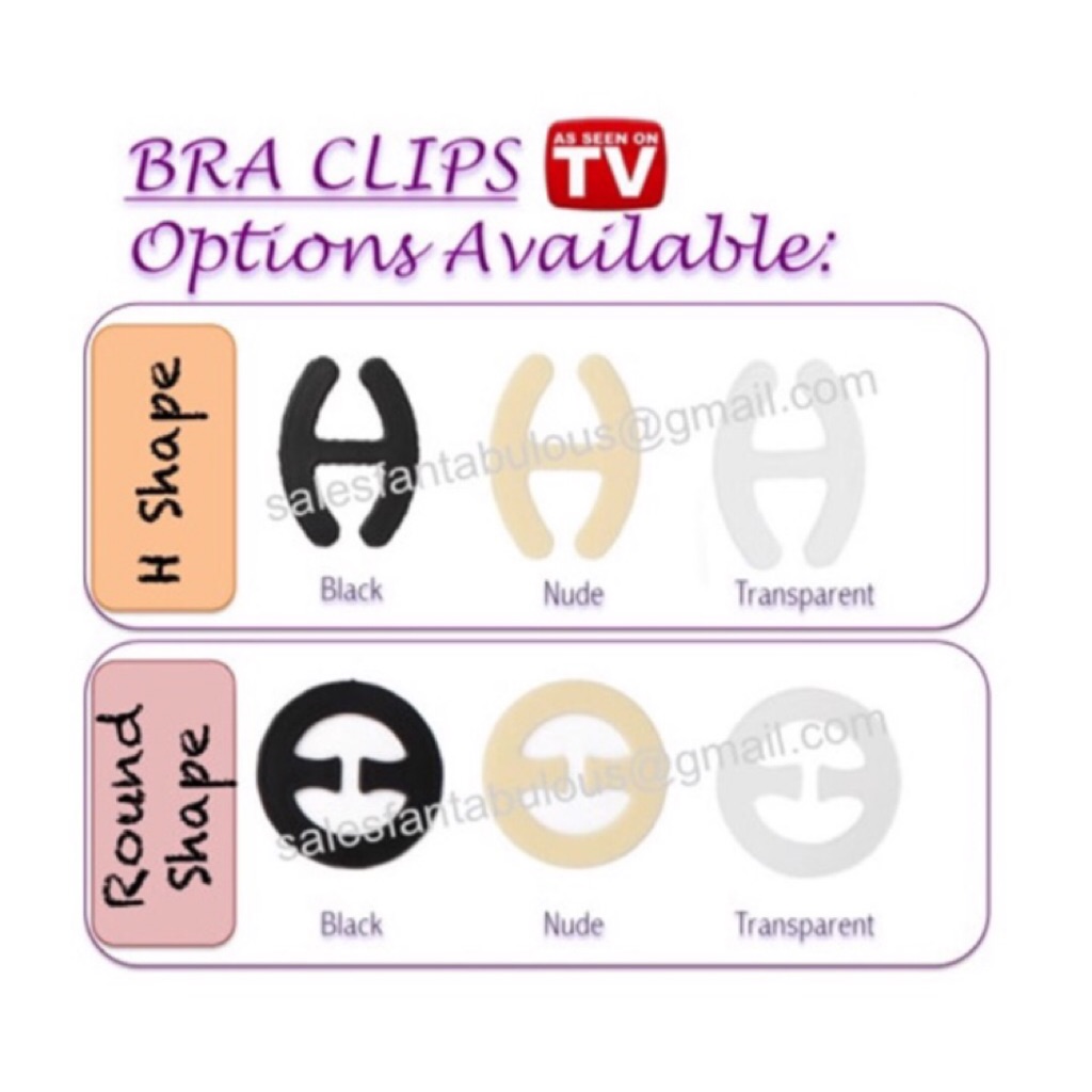 invisible bra straps cleavage control clip