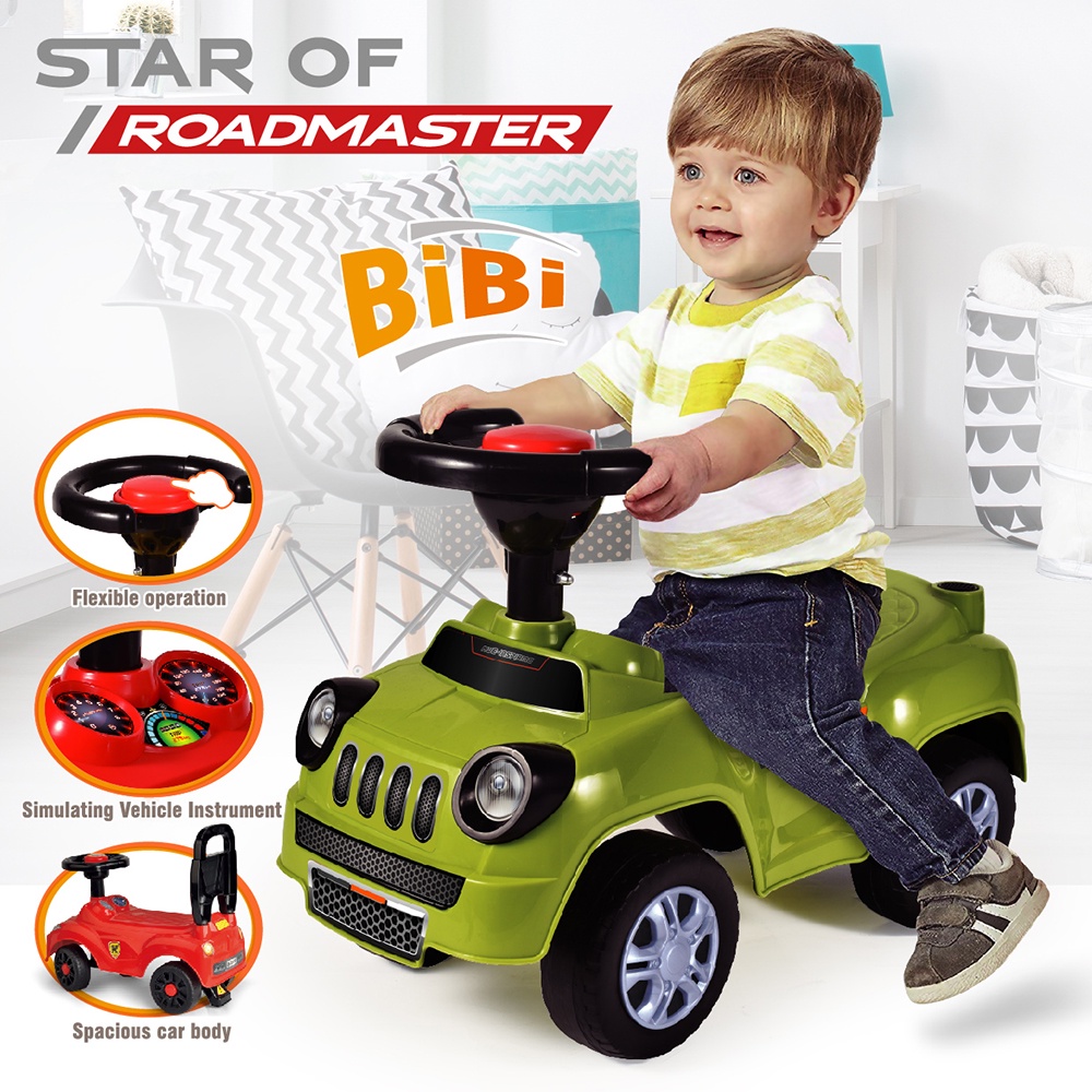 Lucky Baby® Ride-On Push Car - Roadmaster (3 Colour Option) | Shopee ...